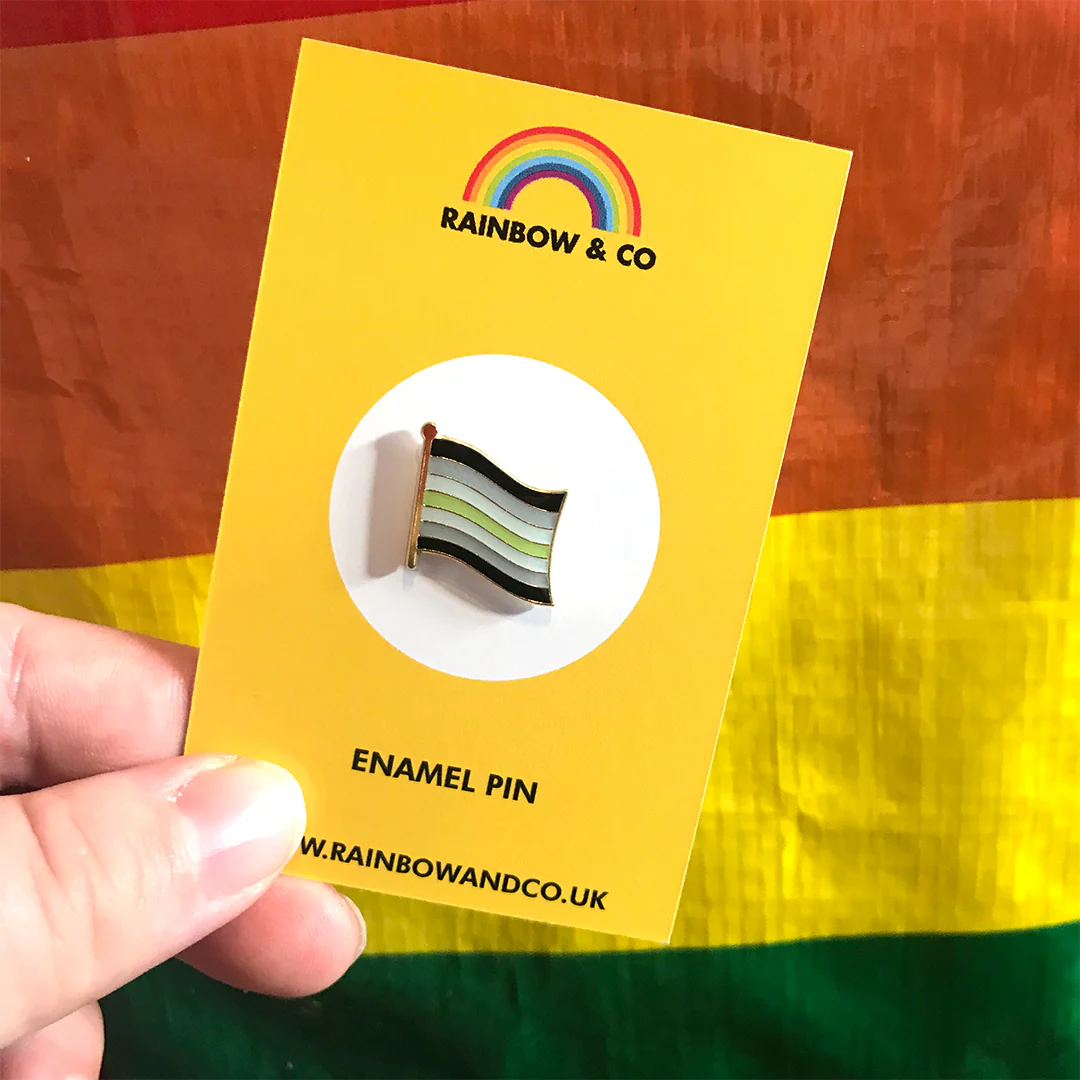 Agender Flag Pin - Image 3