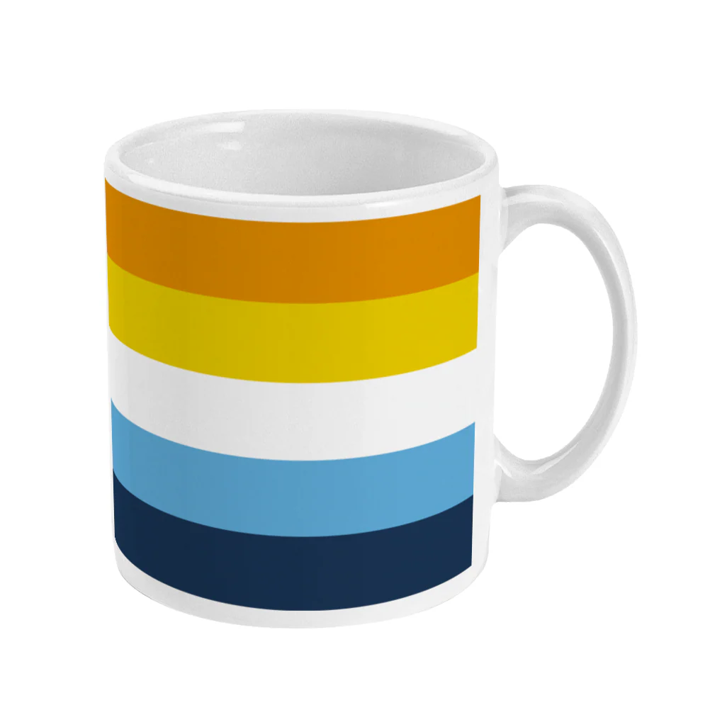 Aroace Pride Flag Coffee Mug - Image 3