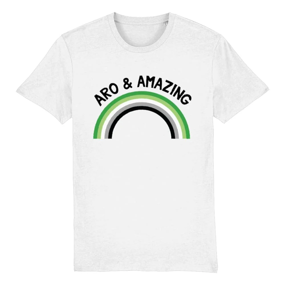 Aromantic Pride T Shirt | Aro & Amazing - Image 3