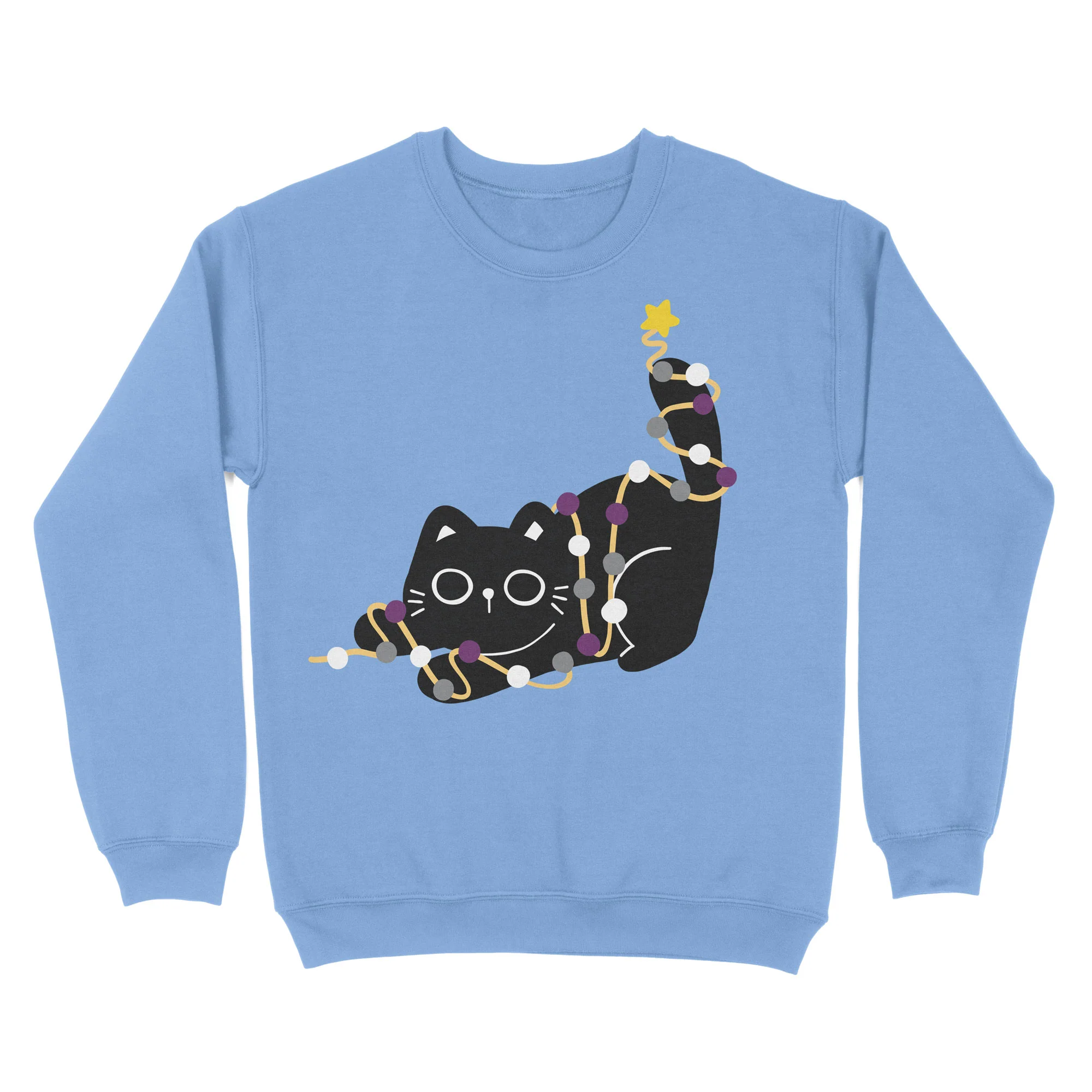 Asexual Cat Christmas Jumper - Image 4