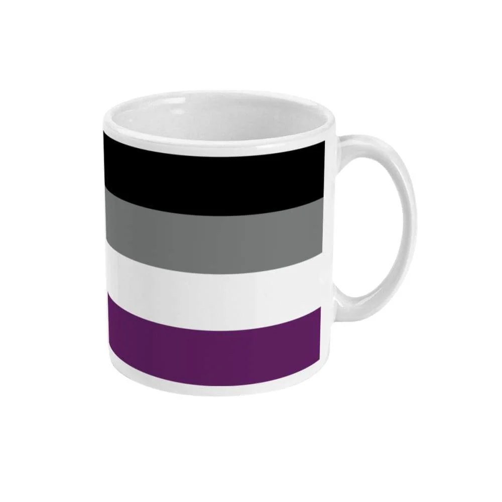Asexual Pride Flag Coffee Mug - Image 3