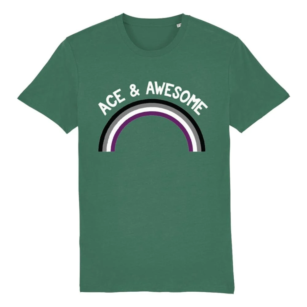 Asexual Pride T Shirt | Ace & Awesome - Image 3