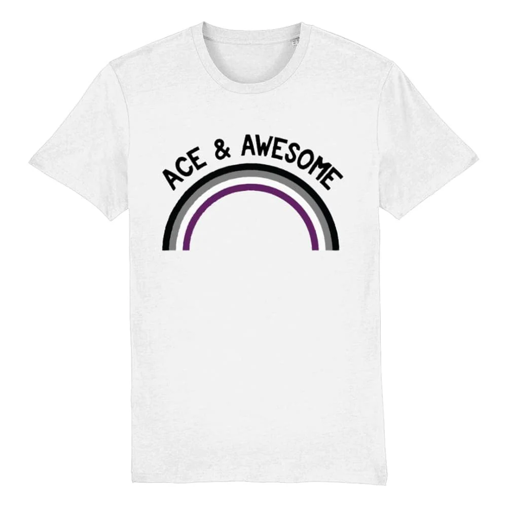 Asexual Pride T Shirt | Ace & Awesome - Image 4