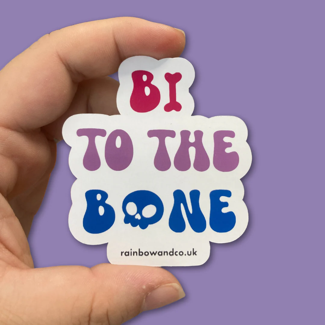 Bi To The Bone Gloss Sticker - Image 2