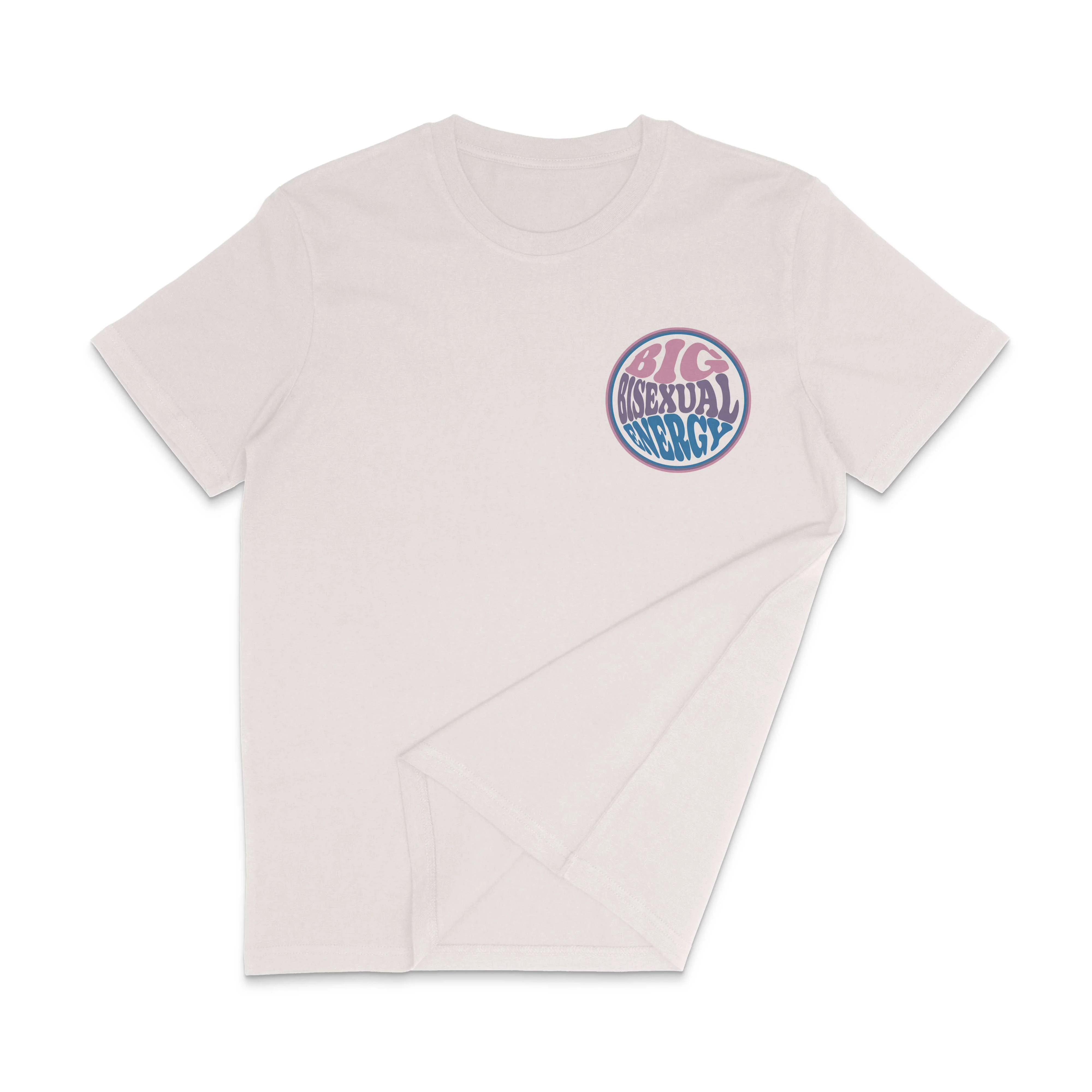 Big Bisexual Energy Retro Pride Shirt - Image 2