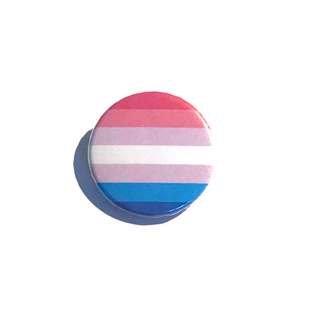 Bigender Pride Flag Badge - Image 2