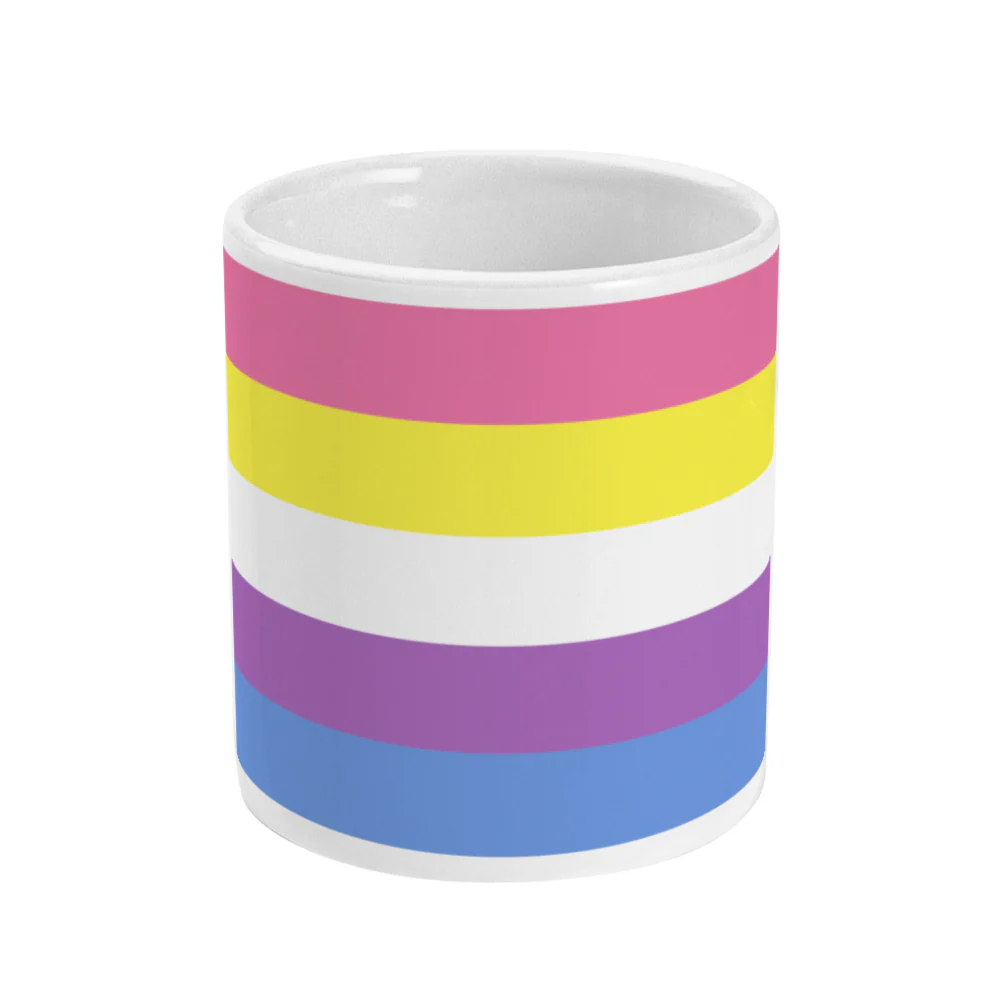 Bigender Pride Flag Coffee Mug - Image 2