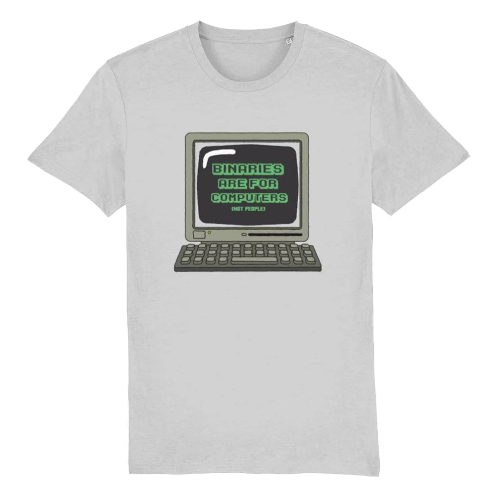 Binaries Are For Computers T Shirt - Image 3
