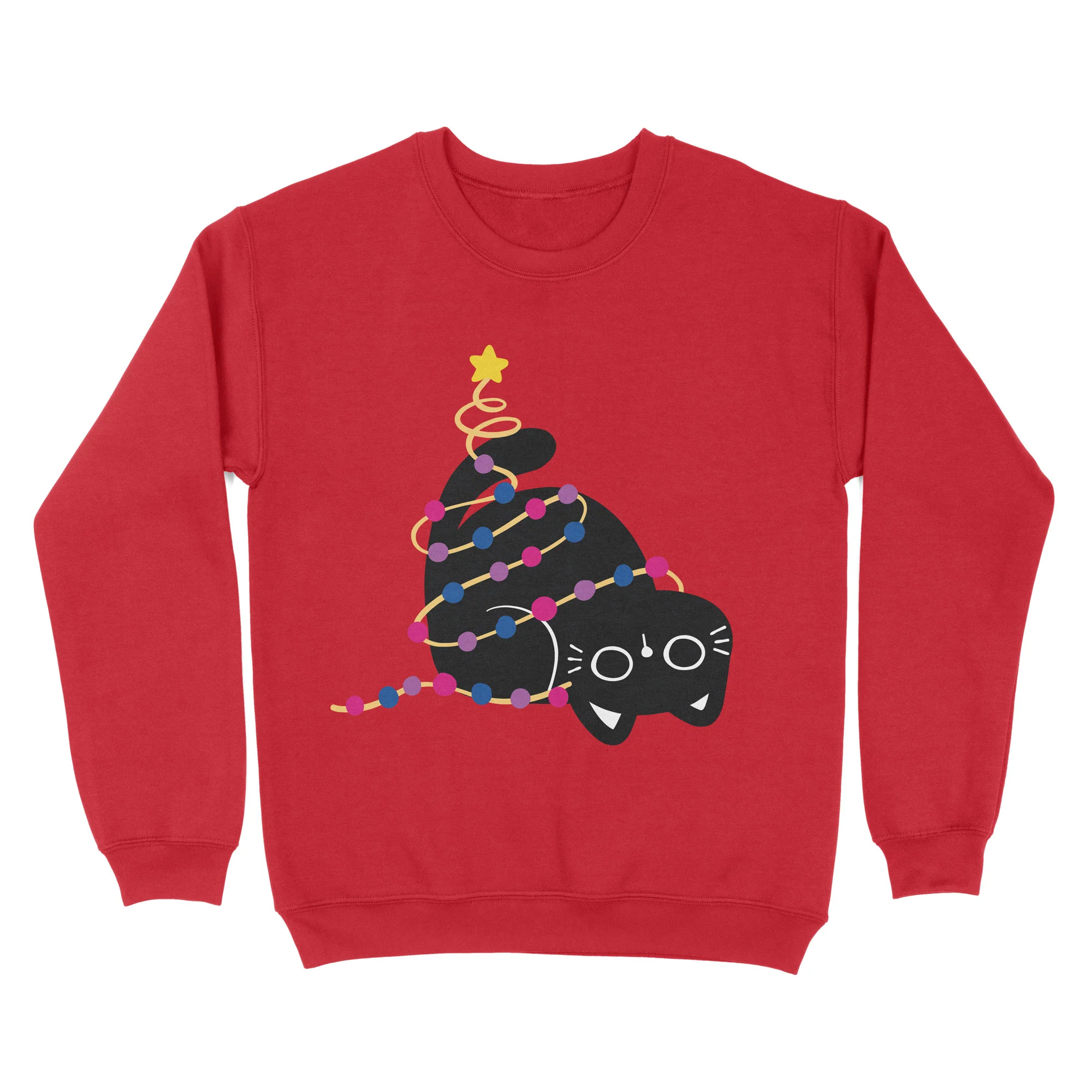 Bisexual Cat Christmas Jumper - Image 5