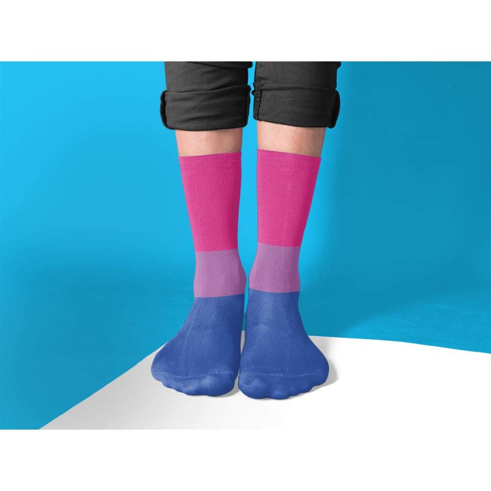 Bisexual Pride Flag Tube Socks - Image 2