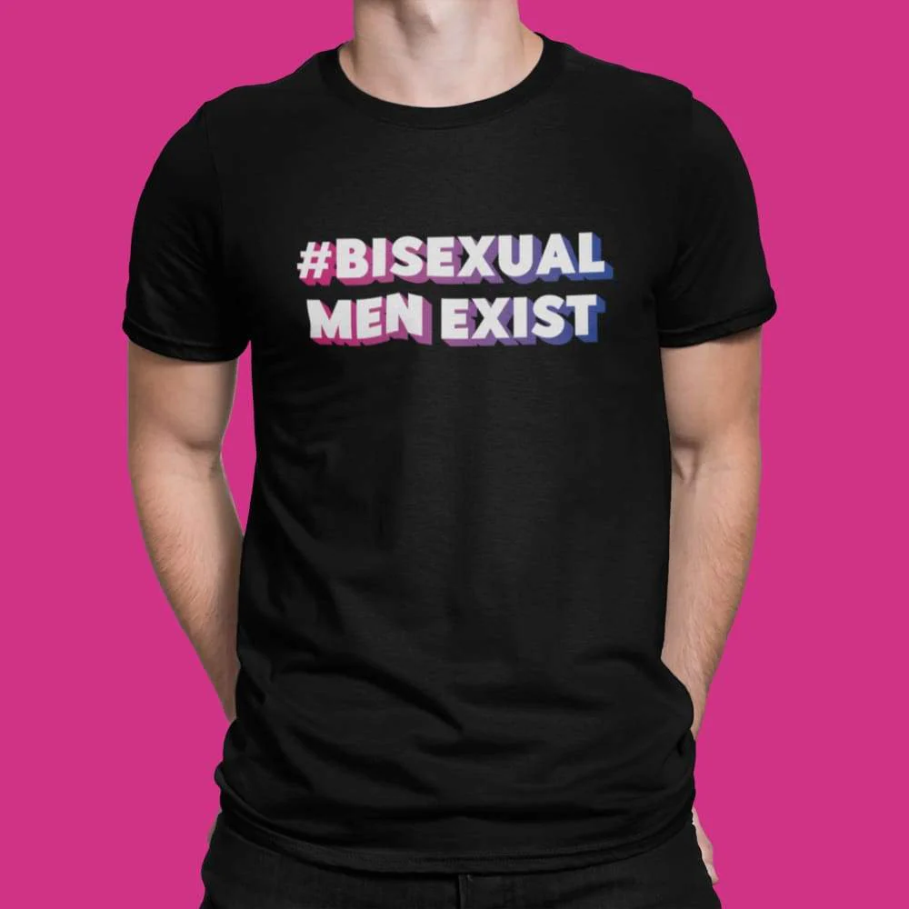 #BisexualMenExist T Shirt - Image 2