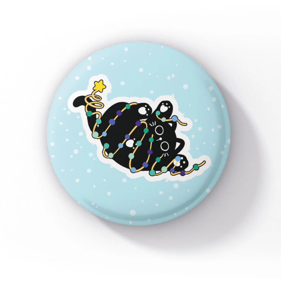 Christmas Cat Pride Badge - Image 4