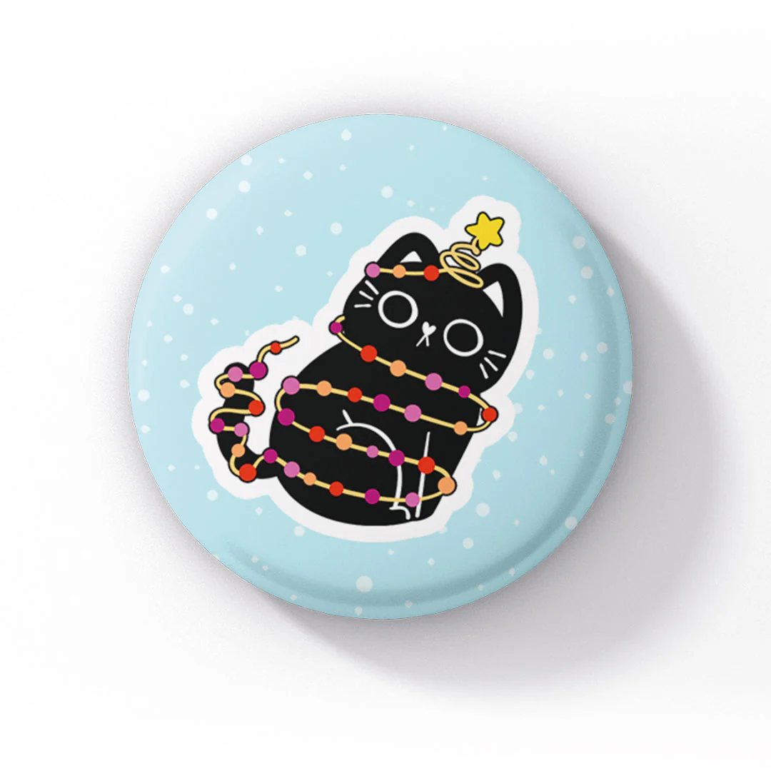 Christmas Cat Pride Badge - Image 5