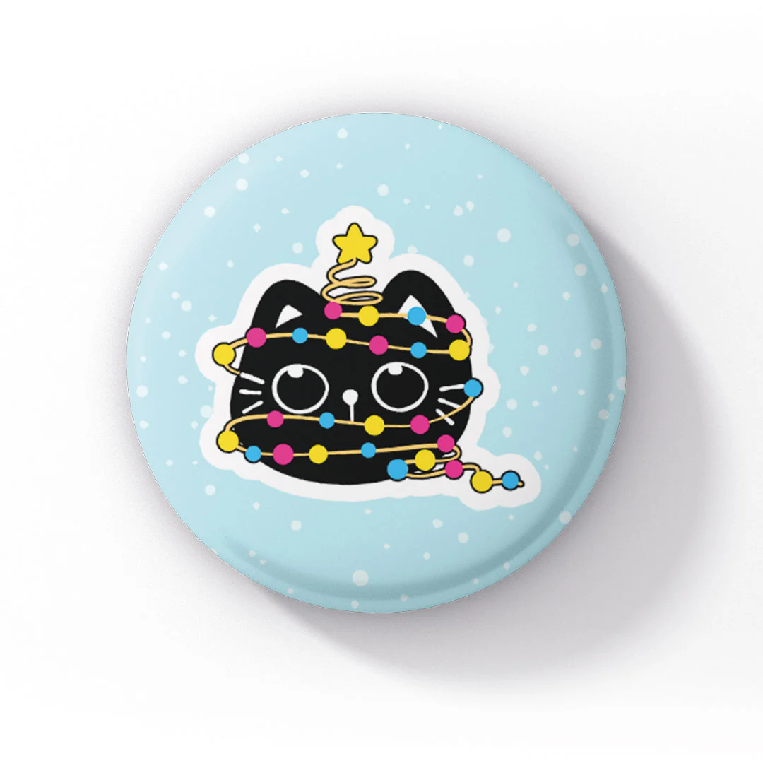Christmas Cat Pride Badge - Image 7