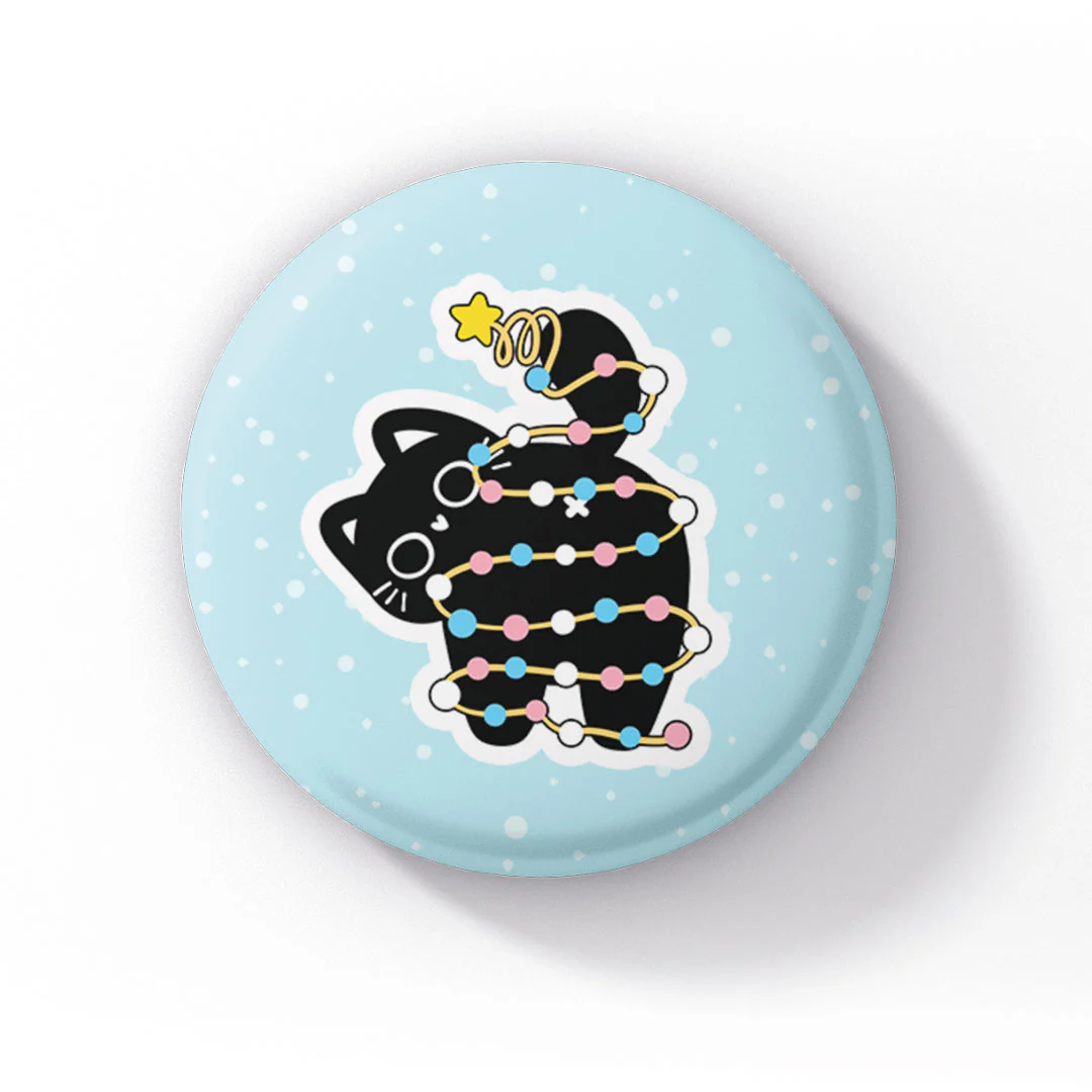 Christmas Cat Pride Badge - Image 9