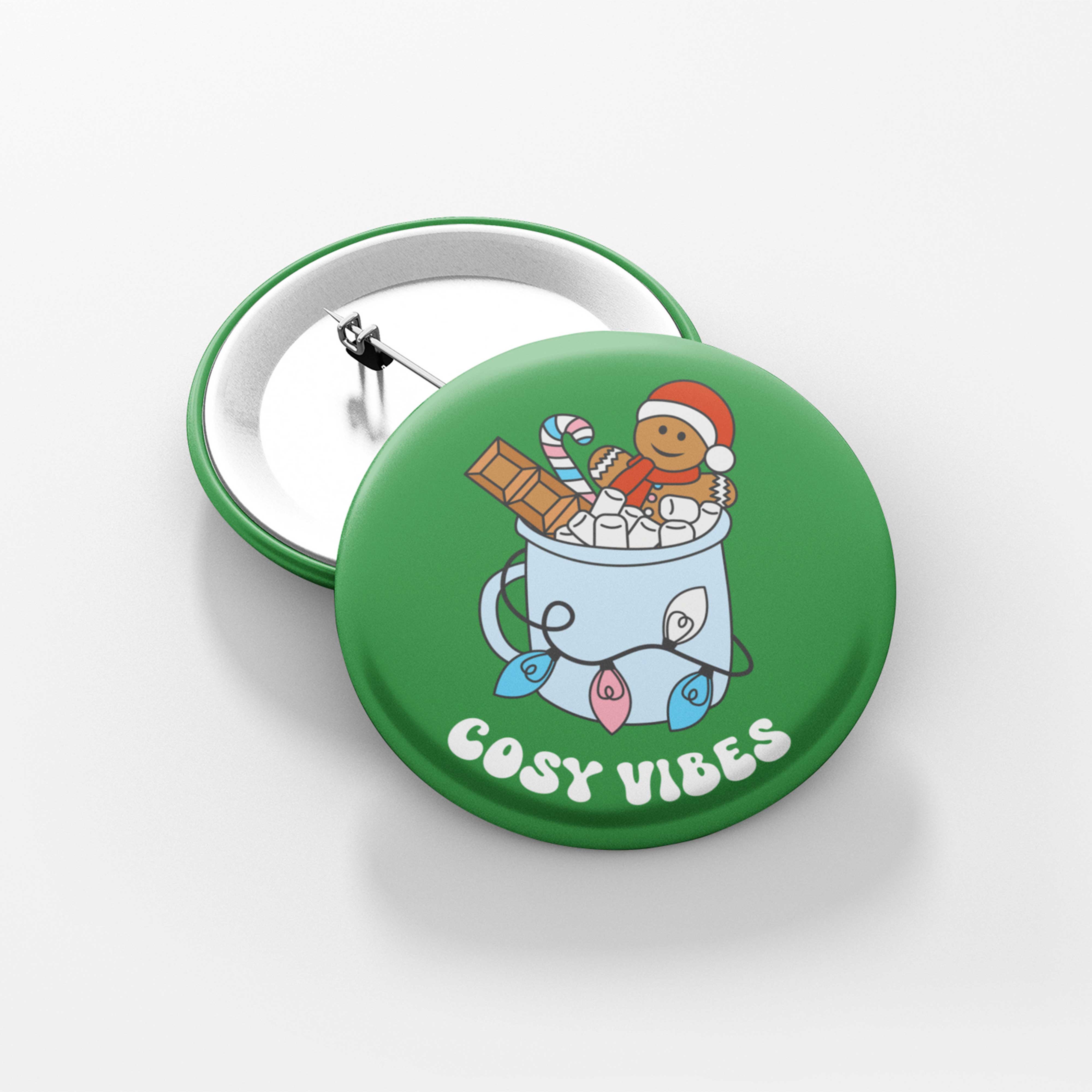 Cosy Vibes Subtle Pride Christmas Badge - Image 8
