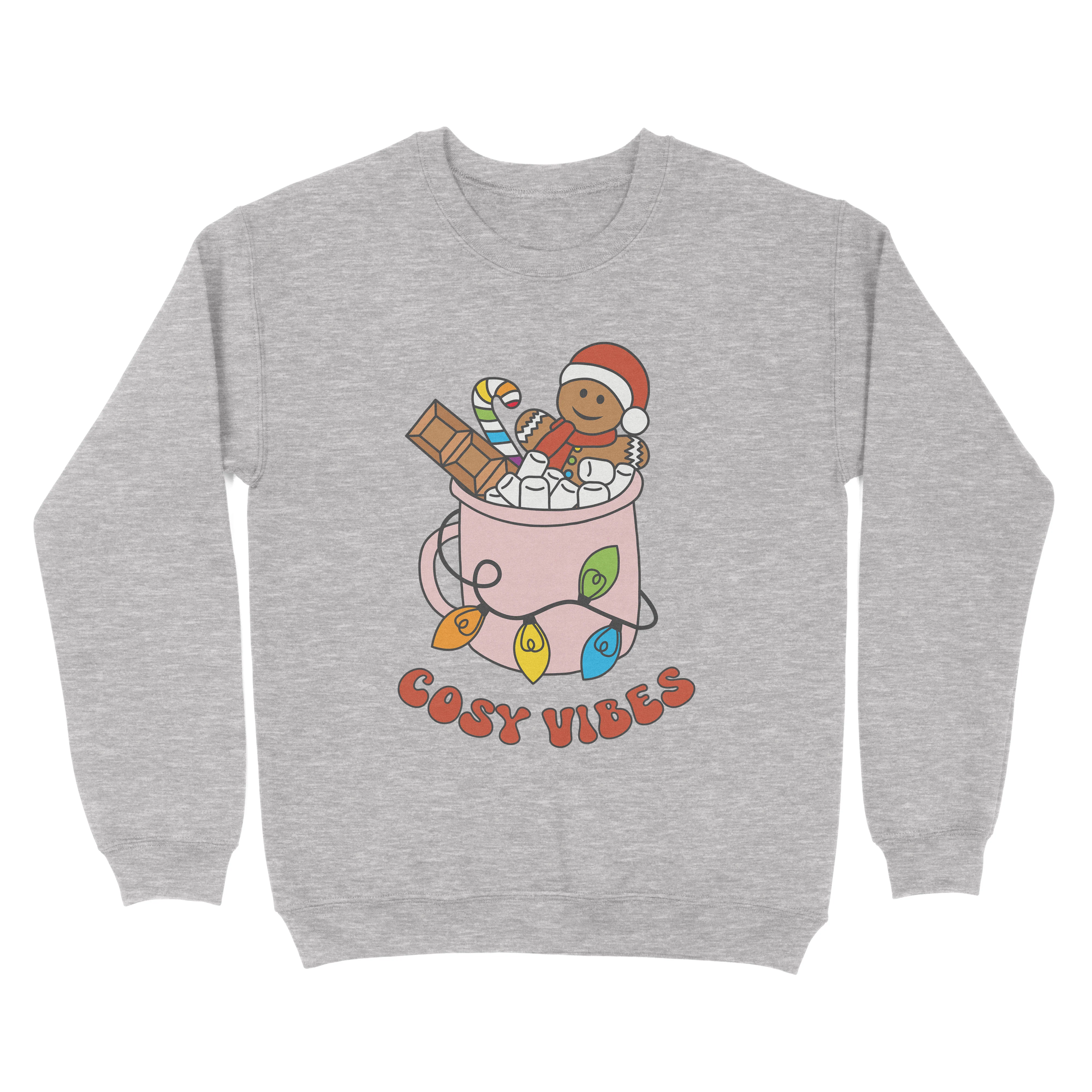 Rainbow Cosy Vibes Subtle Pride Christmas Jumper - Image 4