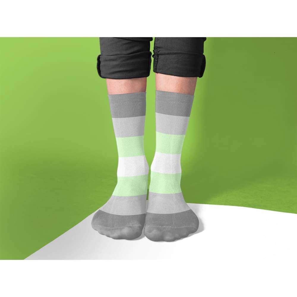 Demiandrogyne Pride Flag Tube Socks - Image 2