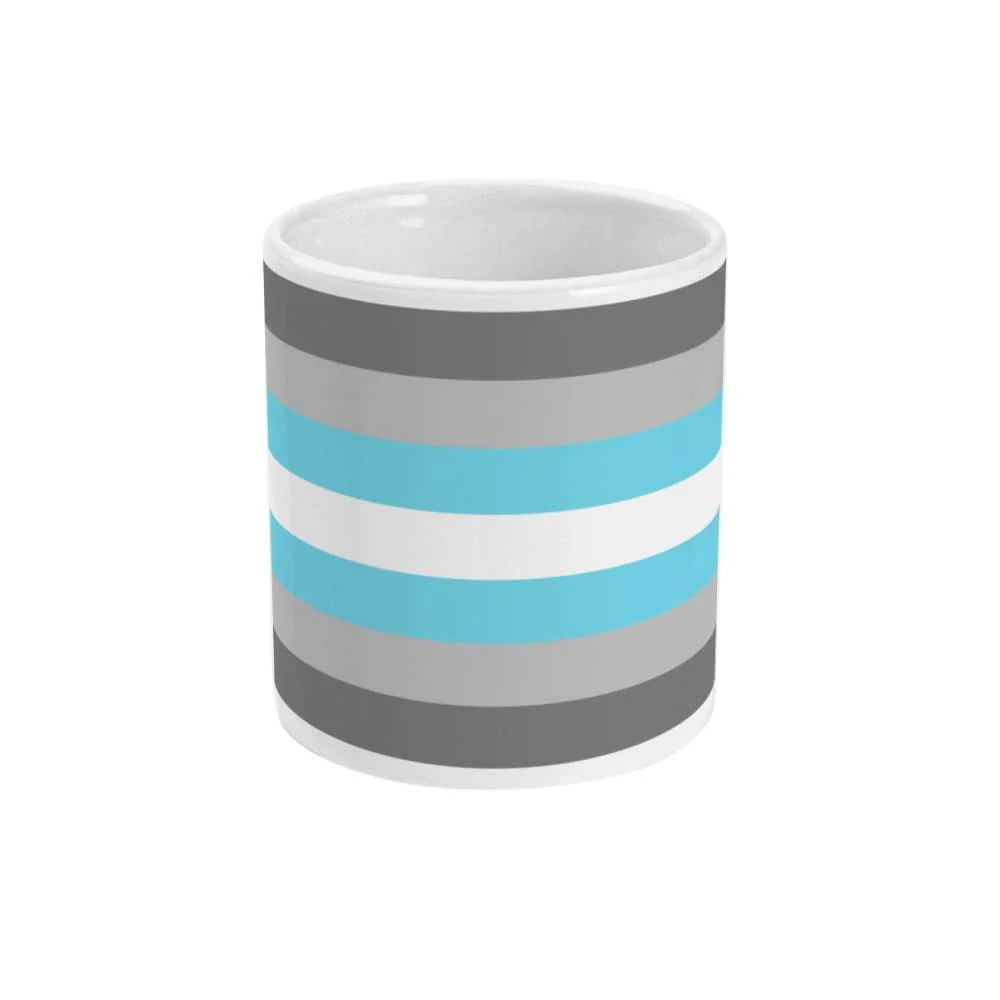 Demiboy Pride Flag Coffee Mug - Image 2