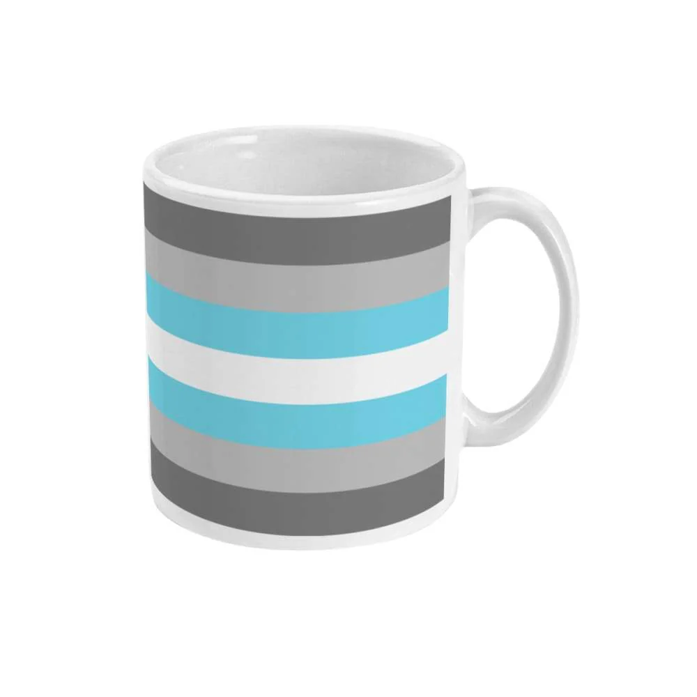 Demiboy Pride Flag Coffee Mug - Image 3