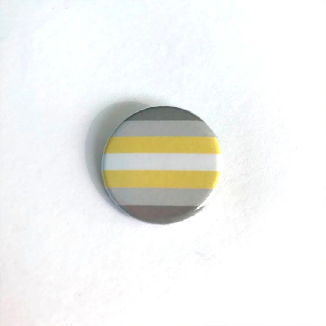 Demigender Pride Flag Badge - Image 2