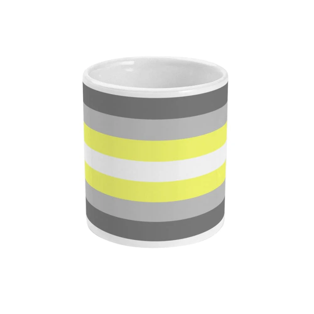 Demigender Pride Flag Coffee Mug - Image 2