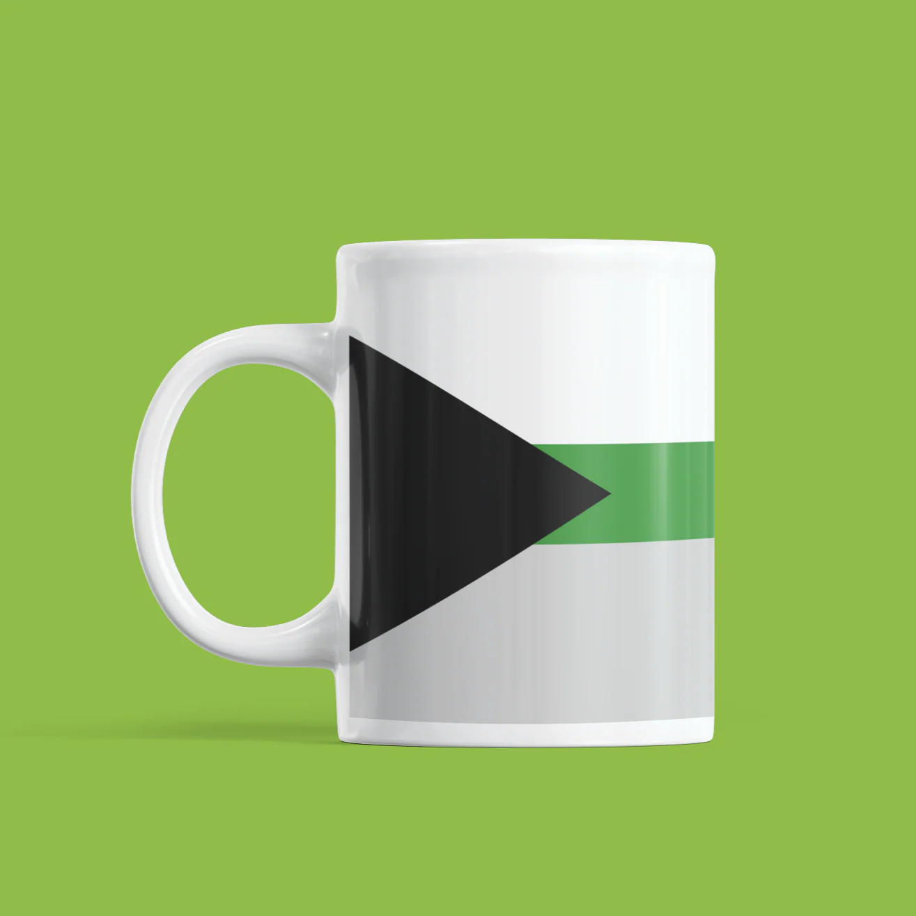 Demiromantic Pride Flag Coffee Mug - Image 5