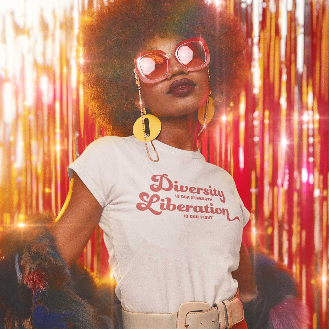 Diversity is Our Strength Retro Pride Shirt - Image 5