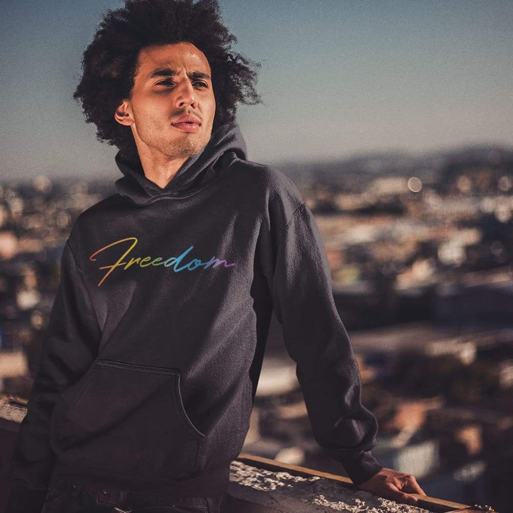 Freedom Rainbow Signature Hoodie - Image 2