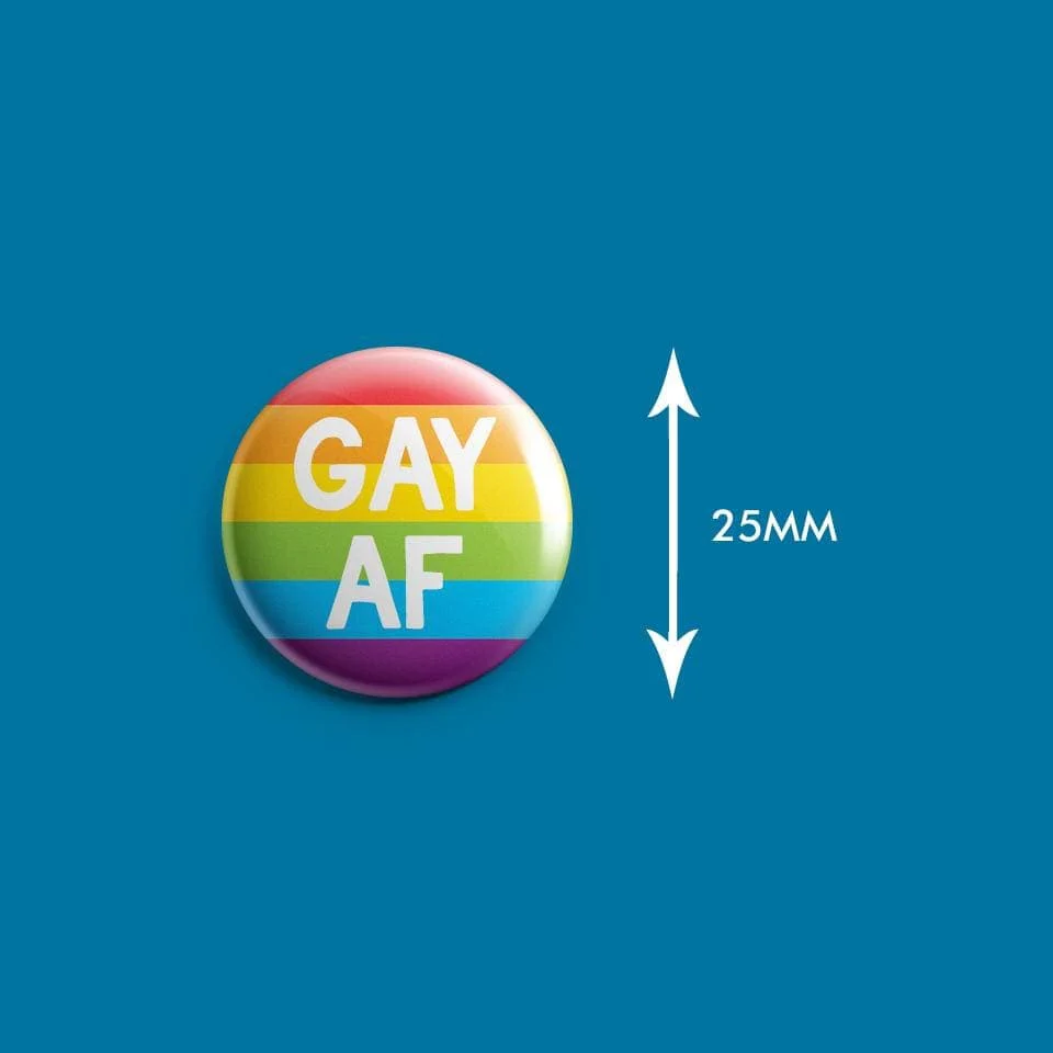 Gay AF Badge - Image 2