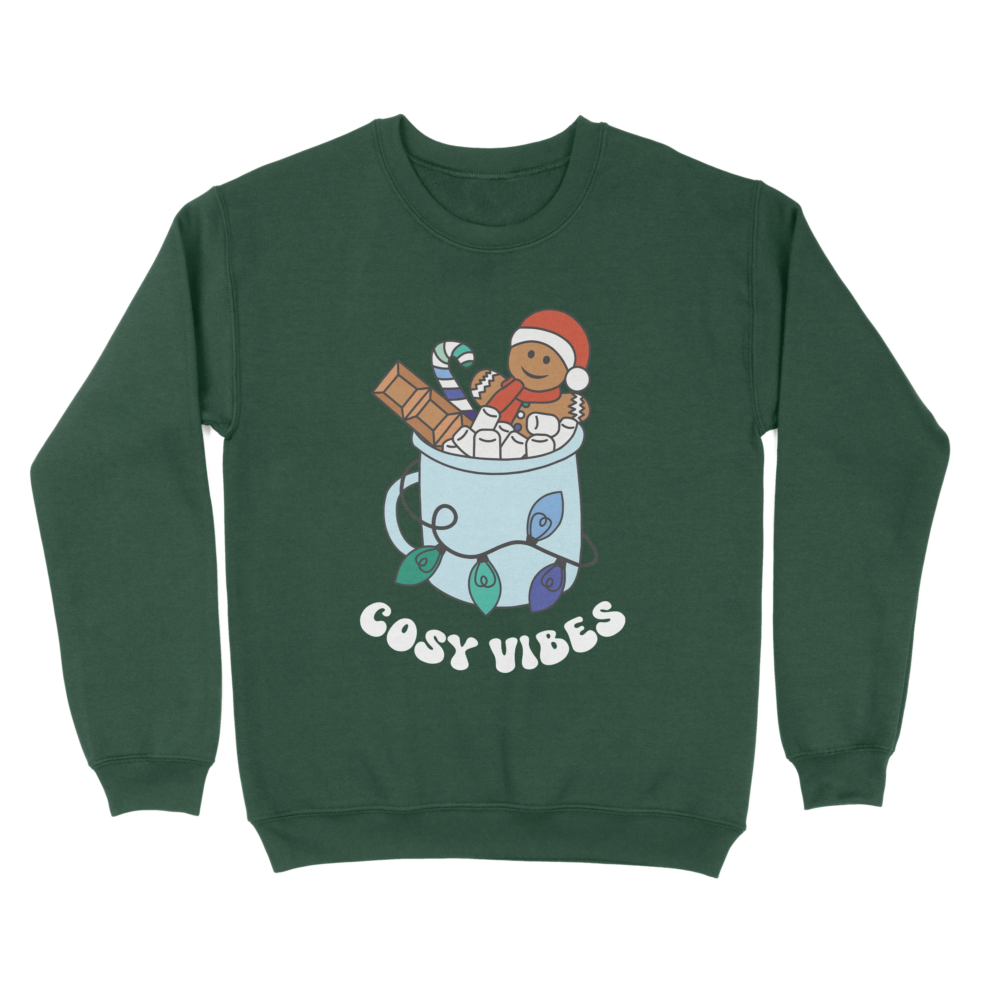 Gay Cosy Vibes Subtle Pride Christmas Jumper - Image 2