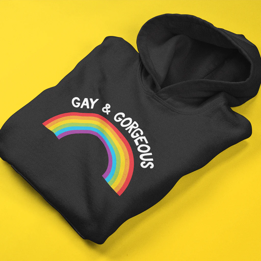 Gay & Gorgeous Hoodie - Image 4