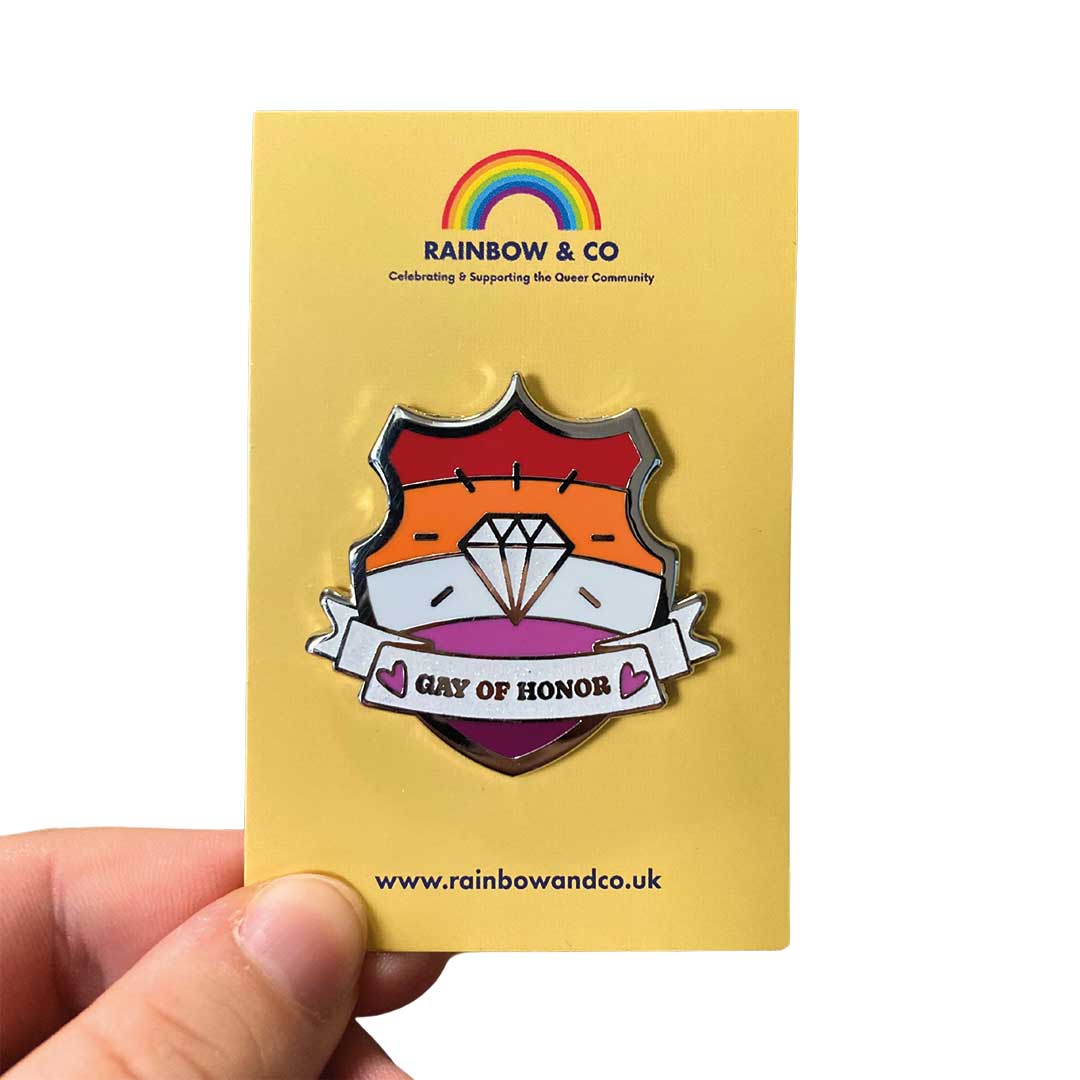 Gay of Honor Enamel Pin - Image 3