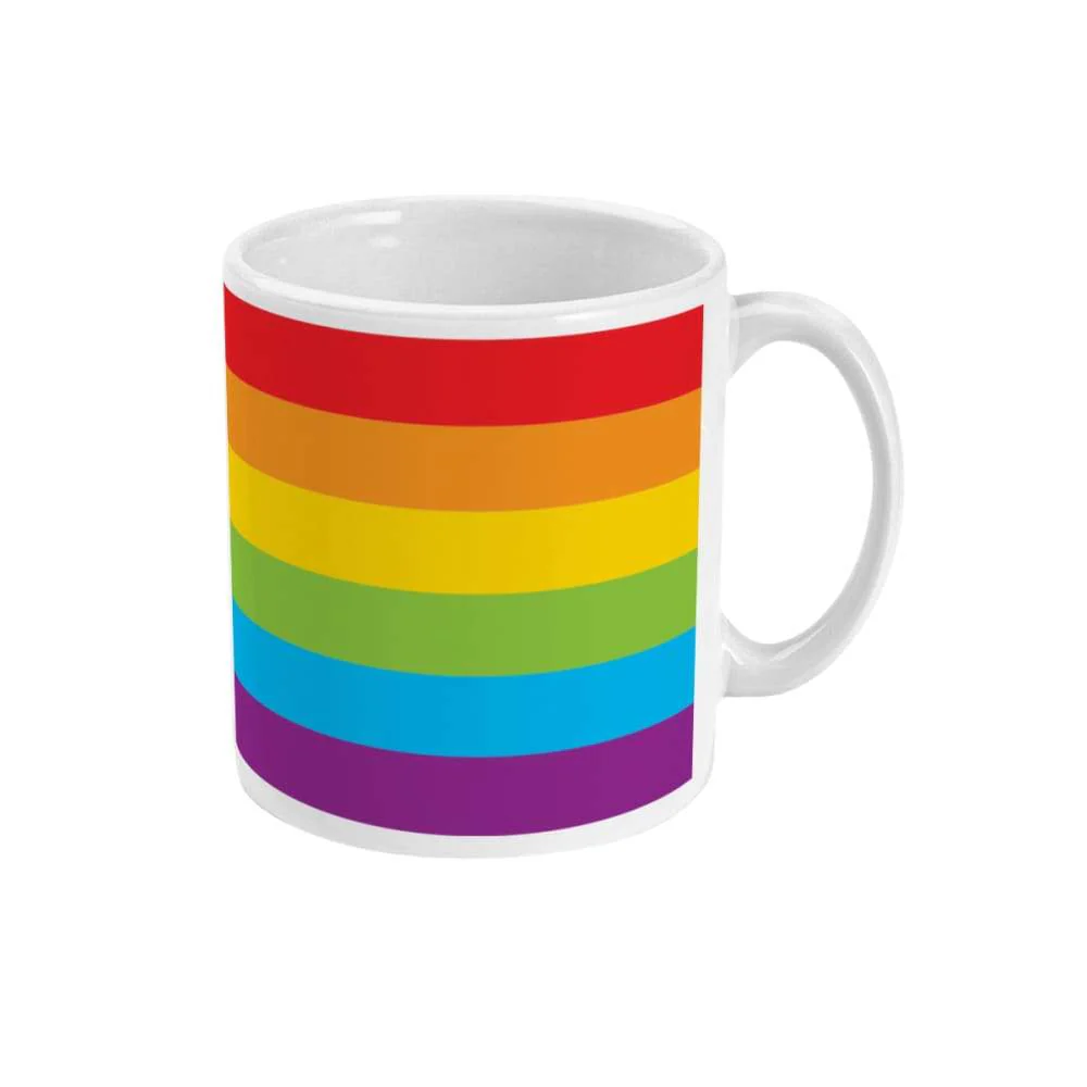 Gay Pride Flag Coffee Mug - Image 3