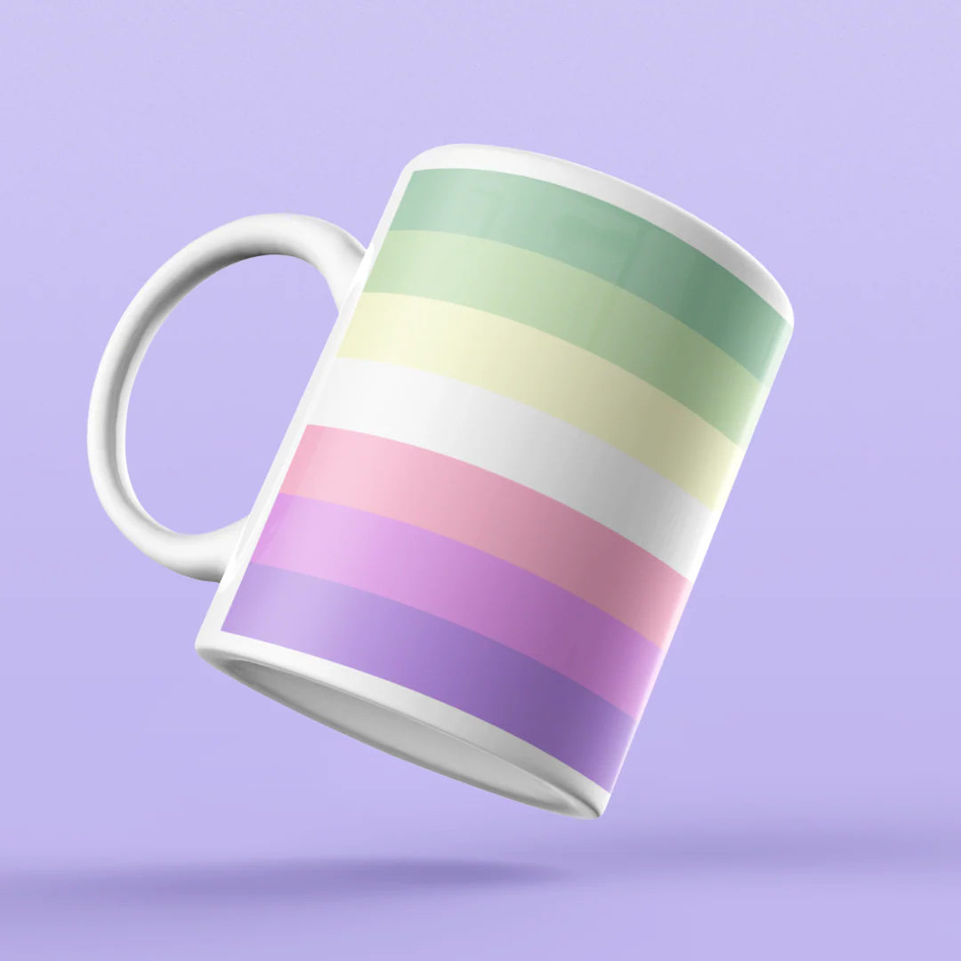 Genderfae Pride Flag Coffee Mug - Image 4