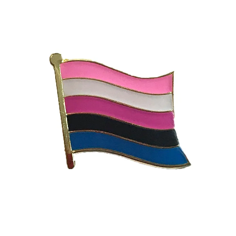 Genderfluid Flag Pin - Image 2