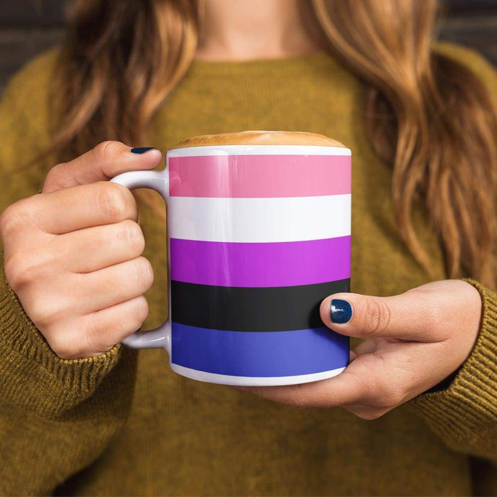 Genderfluid Pride Flag Mug - Image 4
