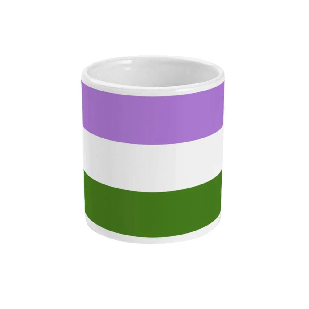 Genderqueer Pride Flag Coffee Mug - Image 2