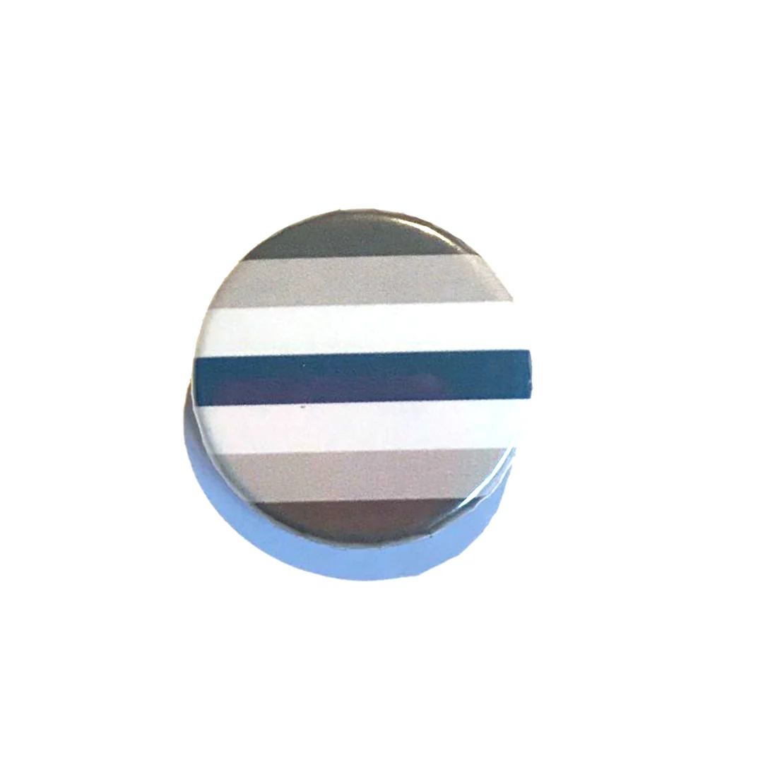 Greygender Pride Flag Badge - Image 2
