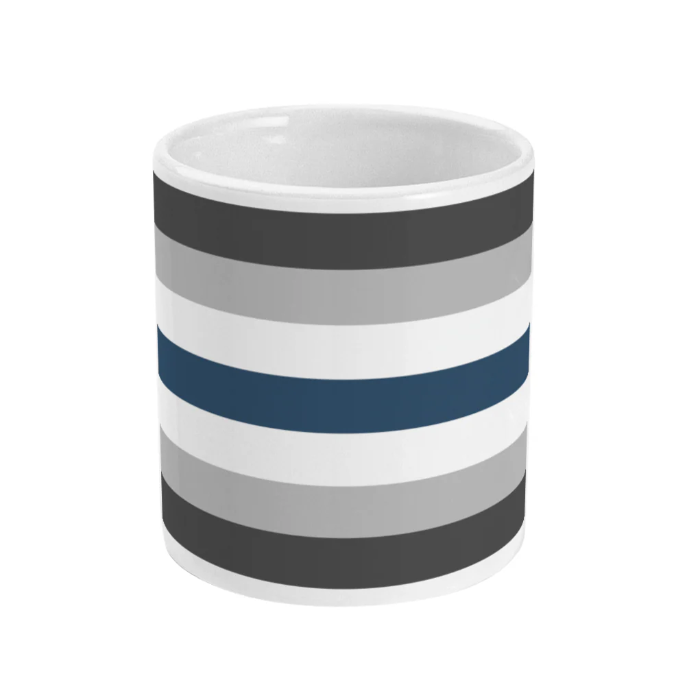 Greygender Pride Flag Coffee Mug - Image 2