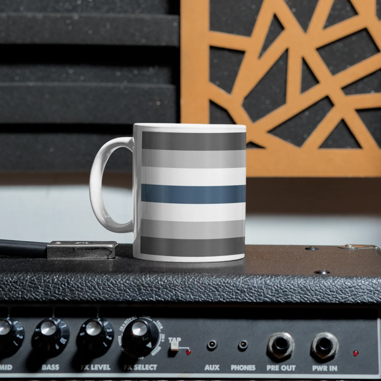 Greygender Pride Flag Coffee Mug - Image 4