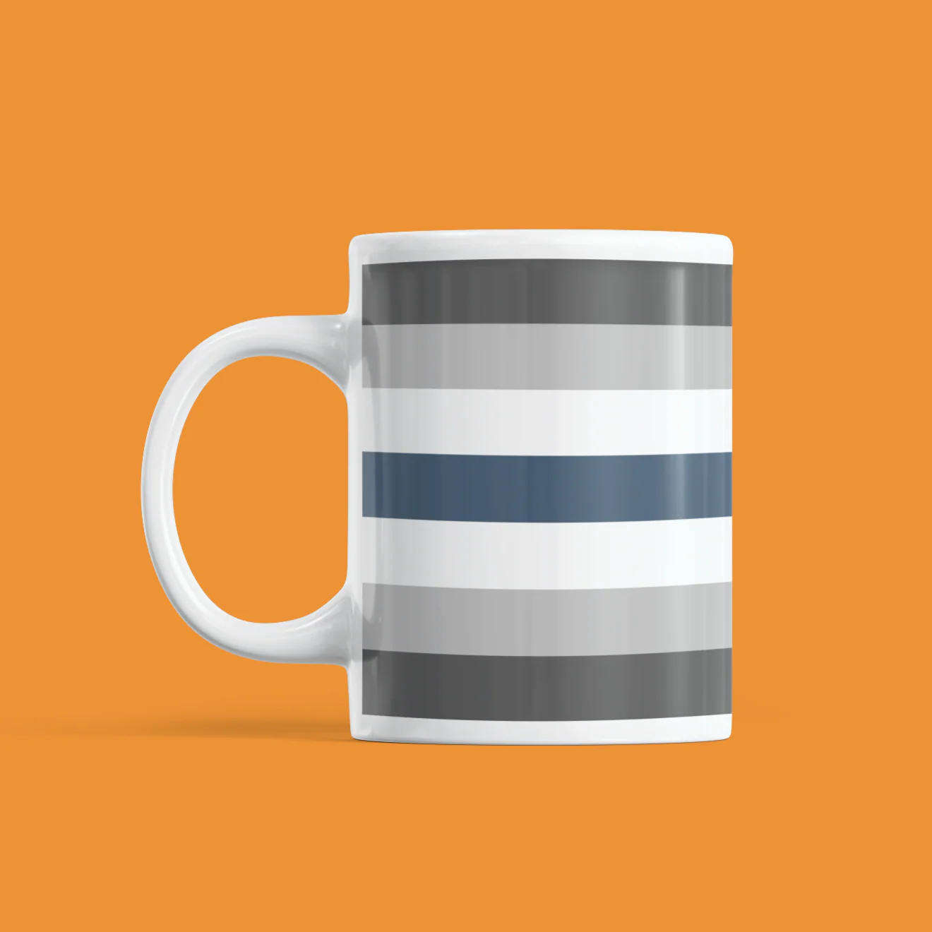 Greygender Pride Flag Coffee Mug - Image 5