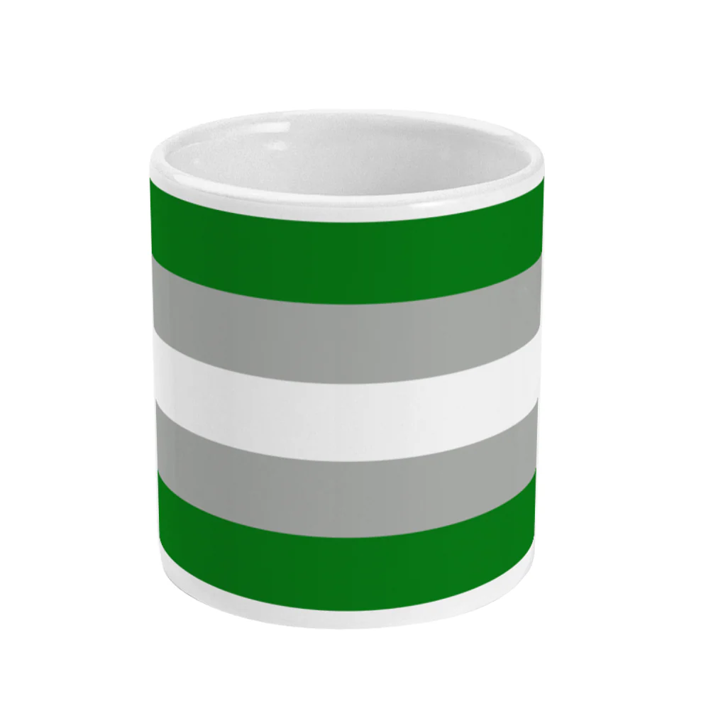 Greyromantic Pride Flag Coffee Mug - Image 2