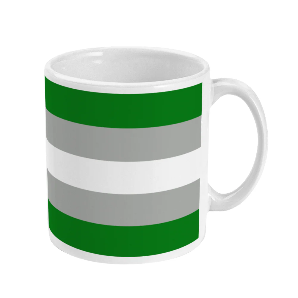 Greyromantic Pride Flag Coffee Mug - Image 3