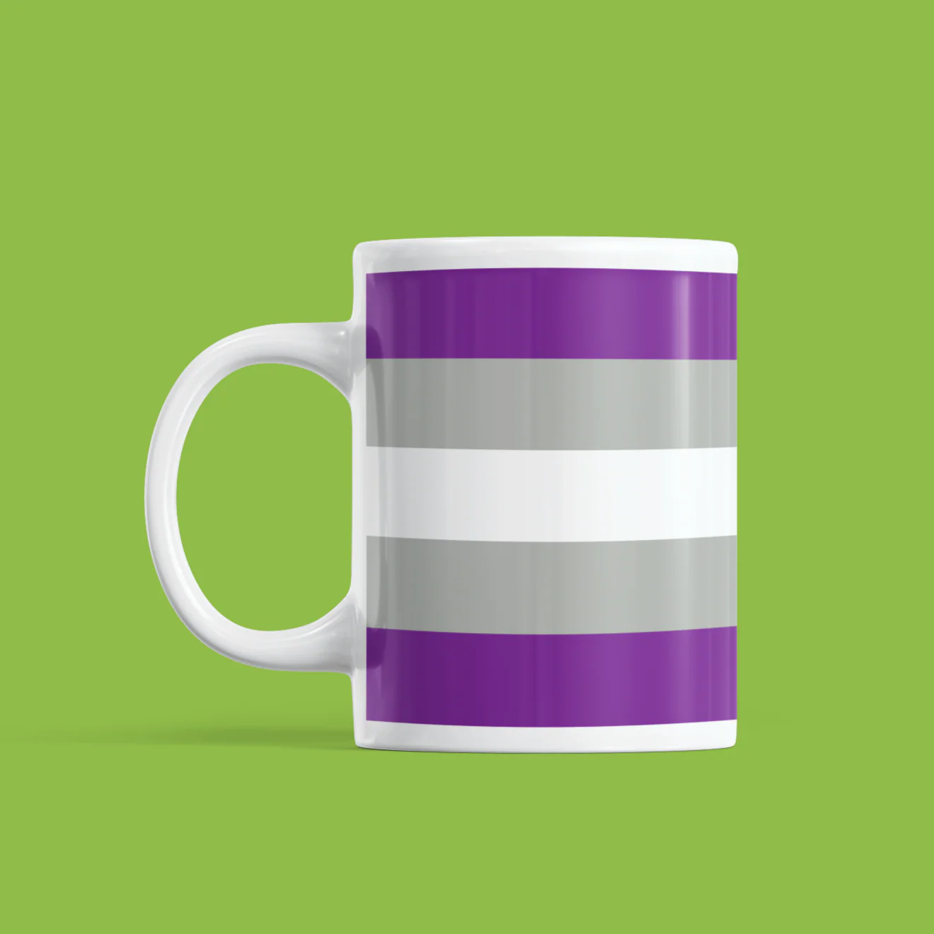 Greysexual Pride Flag Coffee Mug - Image 5
