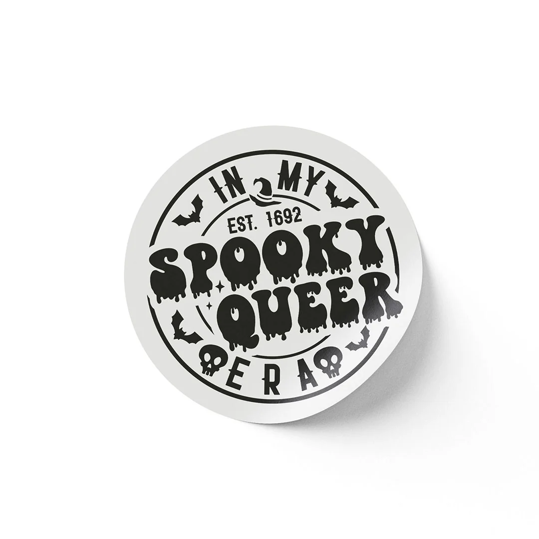In My Spooky Queer Era Gloss Sticker - Image 2