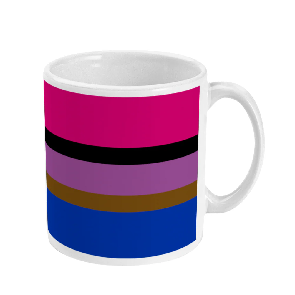 Inclusive Bisexual Pride Flag Coffee Mug - Image 3