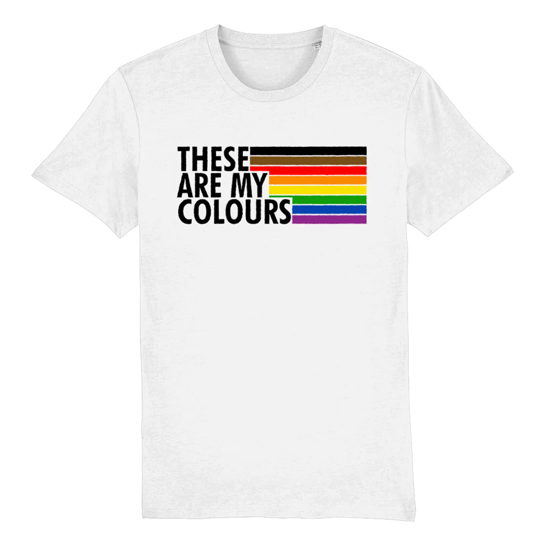Inclusive Gay Pride Shirt - These Are My Colours - Image 2