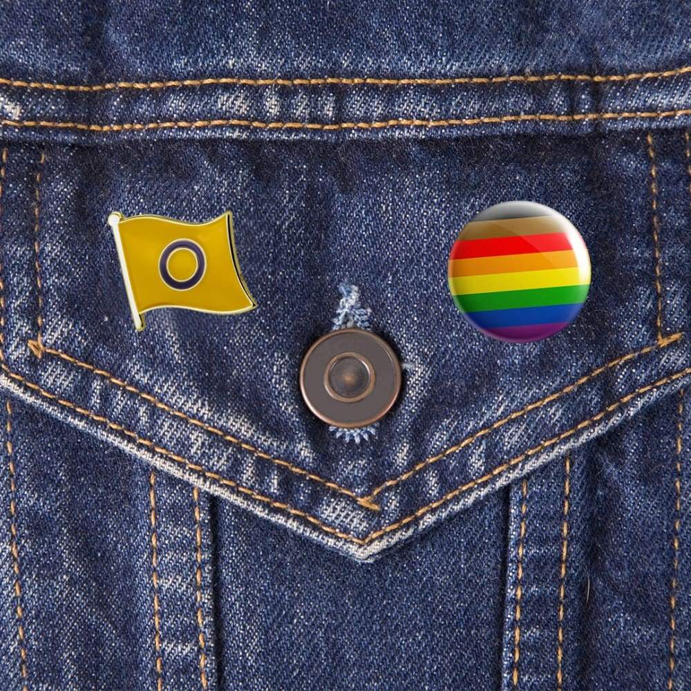 Intersex Flag Pin - Image 2