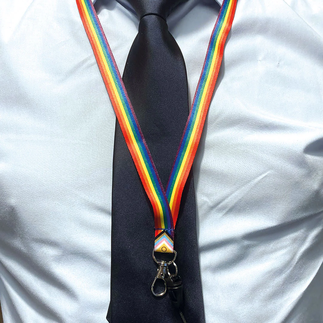 Intersex Inclusive Progress Pride Flag Lanyard - Image 4